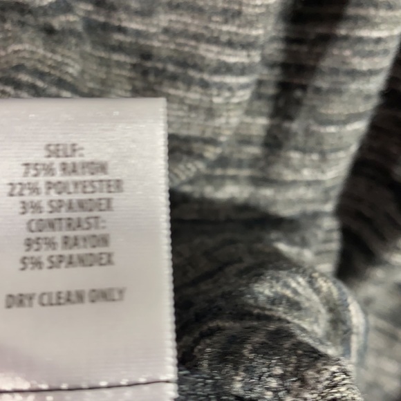 ANTHROPOLOGIE GRETA MOCK NECK MIDI DRESS GREY - Picture 10 of 10